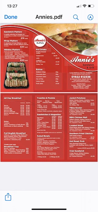 Annie's Sandwich & Grill