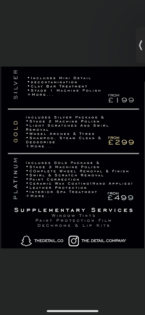 The Detail Company - Auto Spa & Customisation