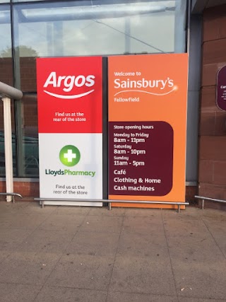 Argos Fallowfield (Inside Sainsbury's)