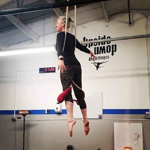 Upside down aerial fitness