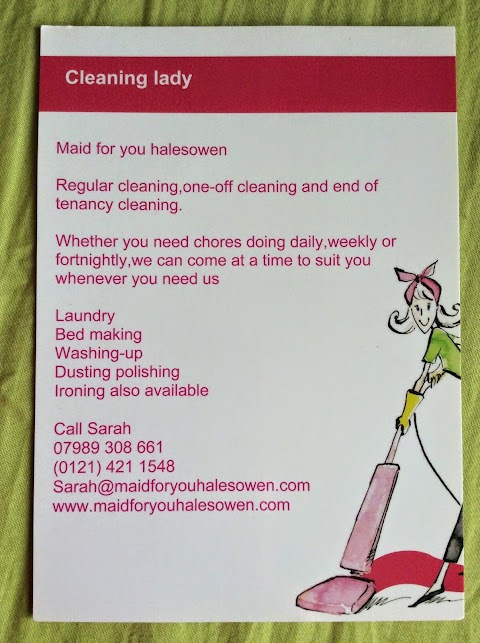 Maid for you Halesowen