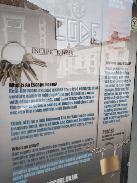 Lock and Code escape rooms