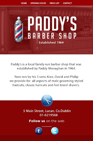 Paddy's Barbers Lucan