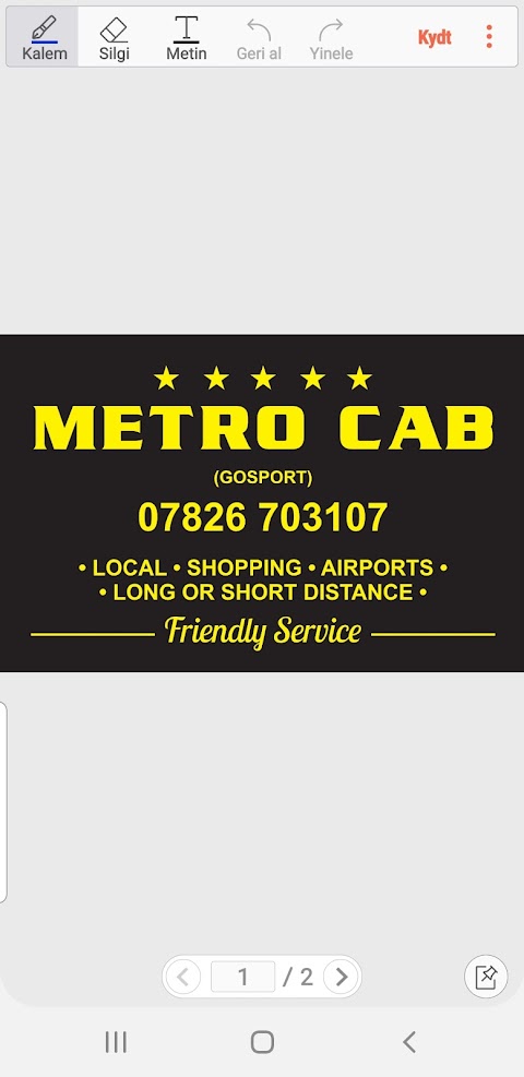 METRO CAB GOSPORT