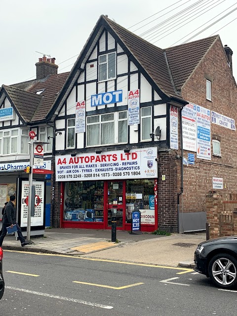 A4 Auto Parts Ltd | Servicing & MOT