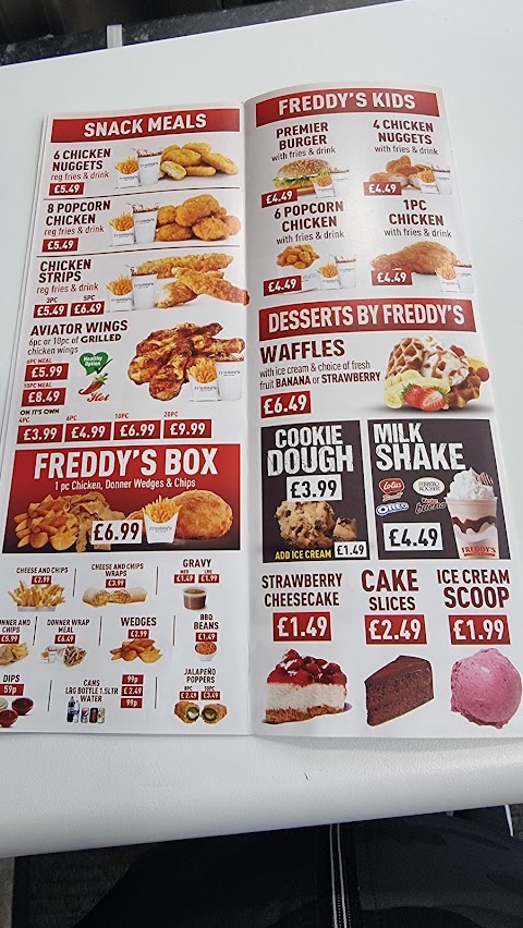 Freddy's chicken and pizza doncaster