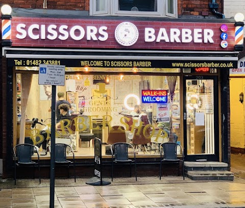 SCISSORS BARBER