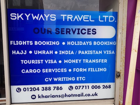 SKYWAYS TRAVEL LTD