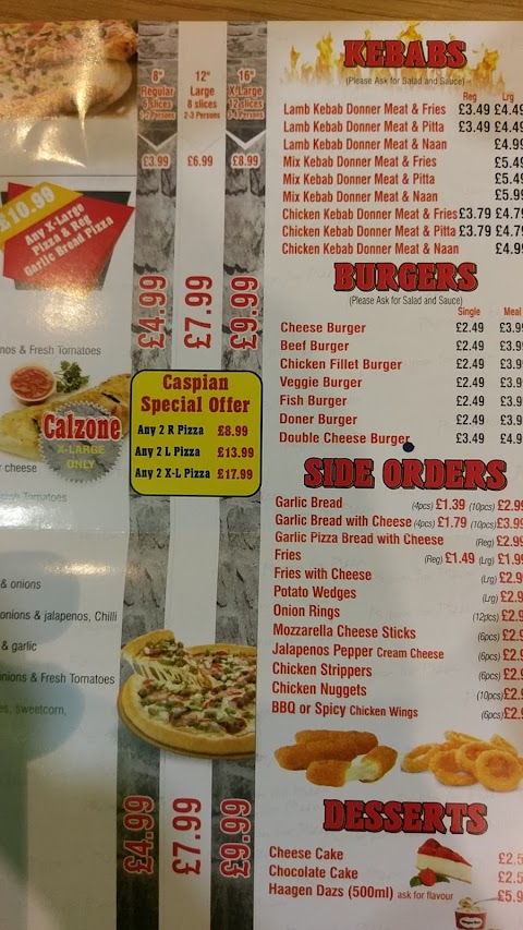 Caspian Pizza Wednesbury