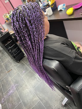 S "N" M Hair Extensions and Braids