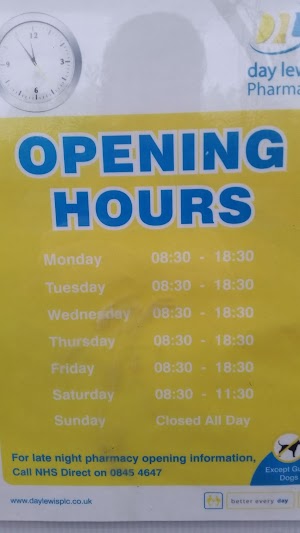 Day Lewis Pharmacy Southampton opening times, Chessel Practice Sullivan  Road Sholing Southampton