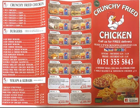 Crunchy Fried Chicken & Pizza