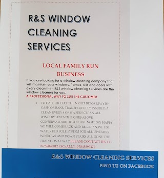 R&S window cleaning services