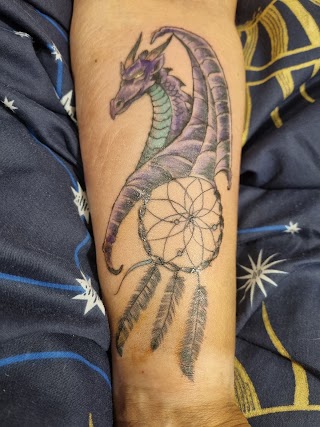 Black Mace Tattoo and Custom