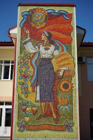 Fresque de kolkhozienne