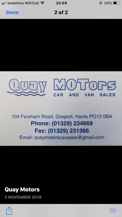 Quay Motors Ltd