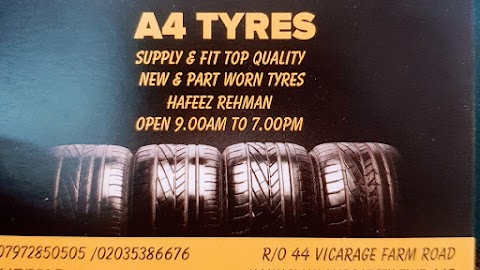A4 tyre shop