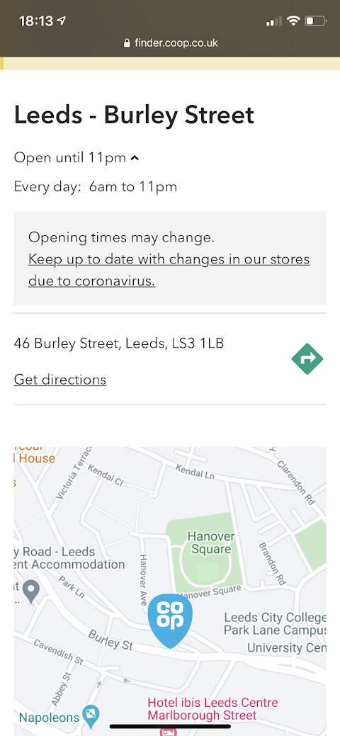 Co-op Food - Leeds - Burley Street