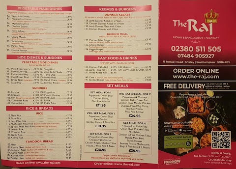 The Raj Indian Takeaway