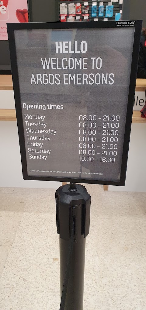 Argos Emersons Green (Inside Sainsbury's)