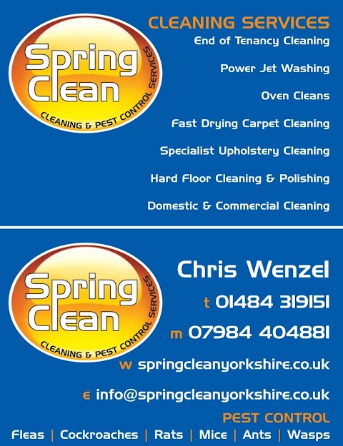Springclean cleaning and pest control service