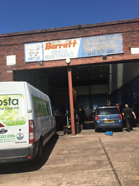 Barratt Vehicle Maintenance