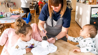 Minikin Paint a Pot and Baby Imprints Studio