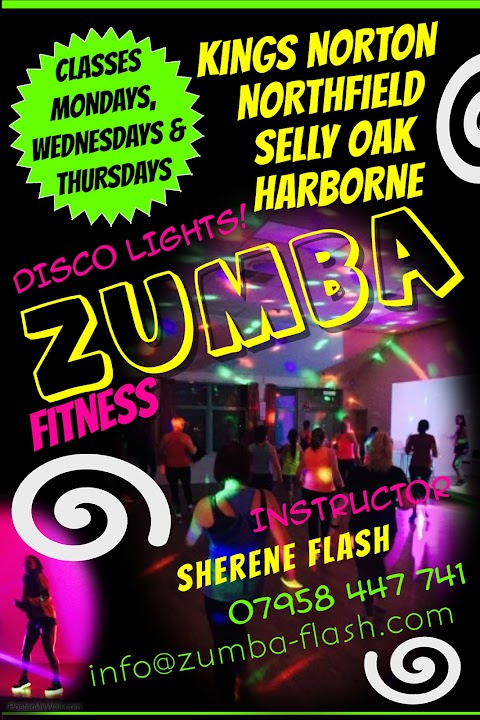 ZUMBA FITNESS with DISCO LIGHTS - BIRMINGHAM (UK) with Sherene Flash