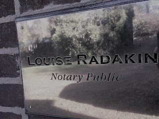 Louise Radakin Notary Public