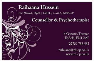 Raihaana Hussein Counselling & Psychotherapy