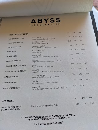 ABYSS Brewery + Tap