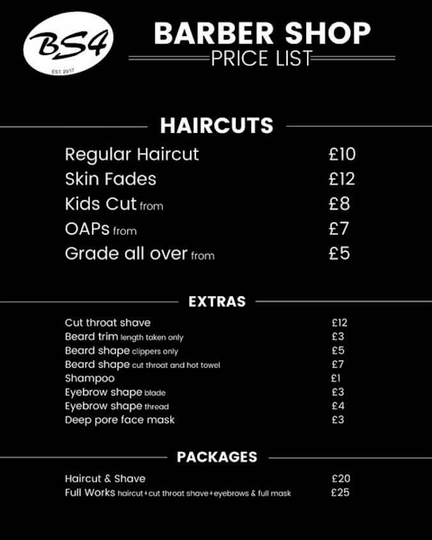 BS4 Barbershop - Gornal