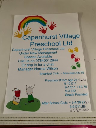 Capenhurst Village Pre-School