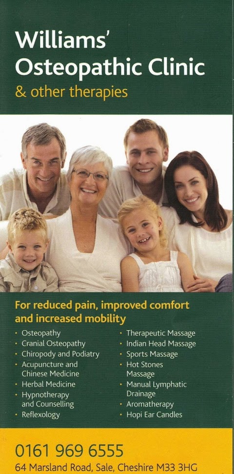 Williams Osteopathic Clinic and Complementary Therapies
