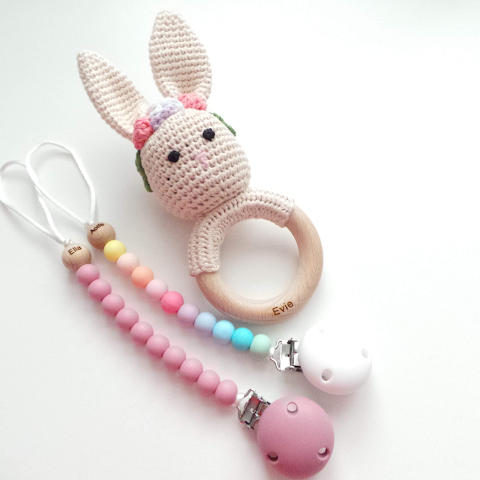 Little Ducky | Dummy clips | Teething necklaces | Personalised Baby gifts