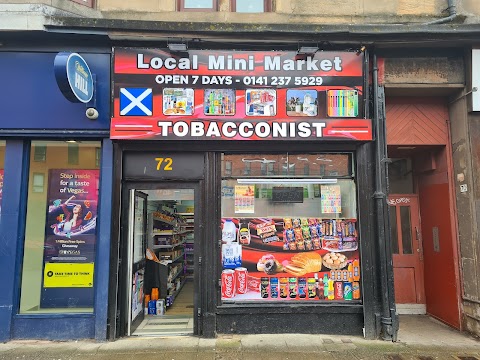 Tobacconist. Your local mini market