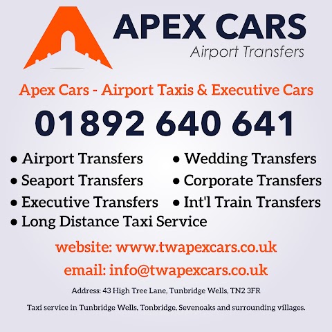 Apex Cars - Airport Taxis & Executive Cars (Tonbridge)