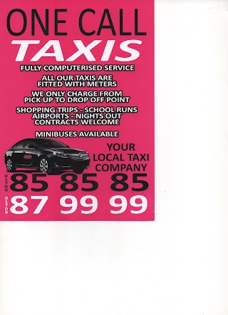 ONE CALL TAXIS