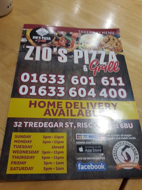 Zios Pizza & Grill