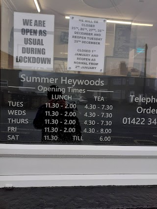 Summer Heywoods Fish & Chips