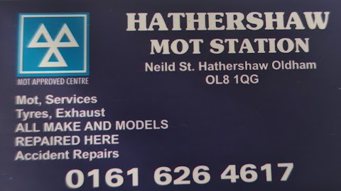 Hathershaw Mot Station