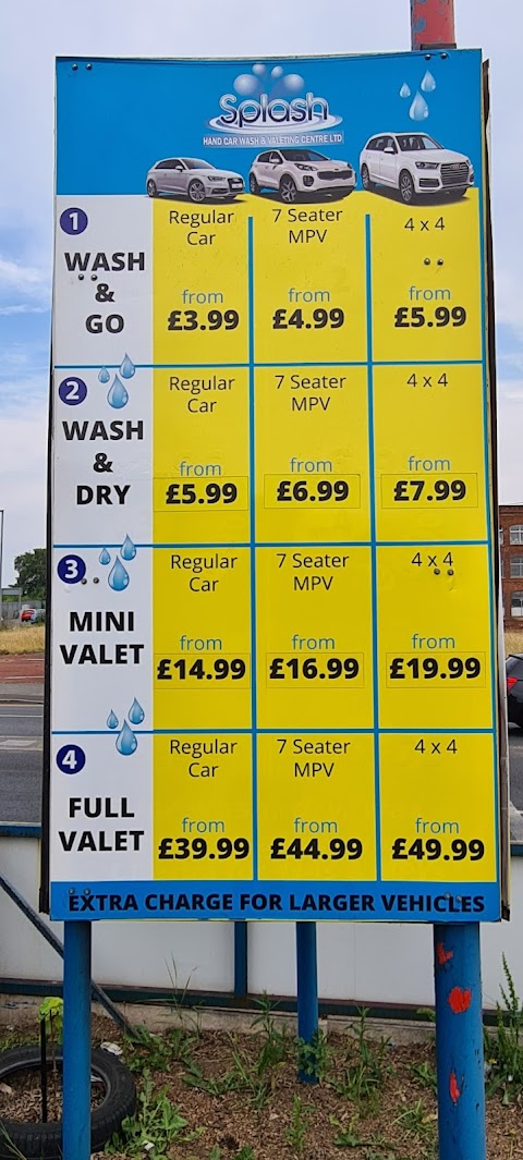 Splash Hand Car Wash & Valeting services Ltd