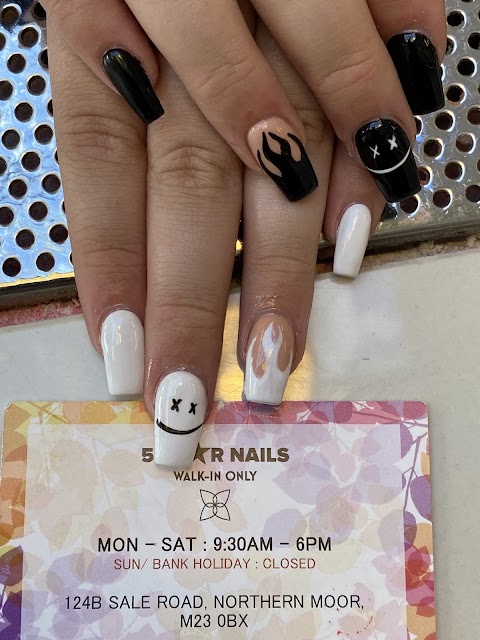 5 star nails