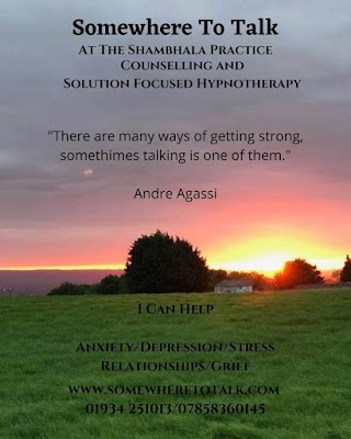 Somewhere to Talk Counselling and Solution Focused Hypnotherapy Weston Super Mare