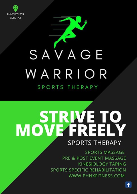 SAVAGE WARRIOR SPORTS THERAPY