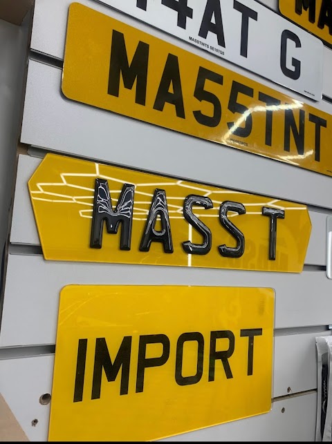 Mass car number plates