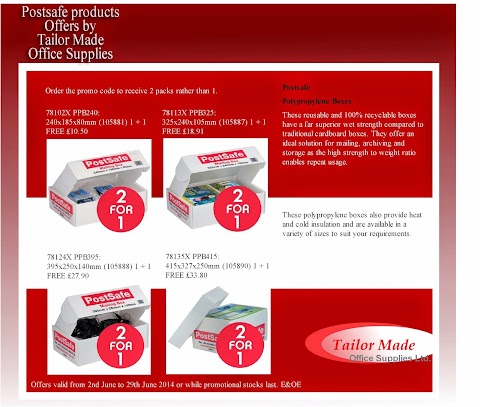 Tailor Made Office Supplies Ltd