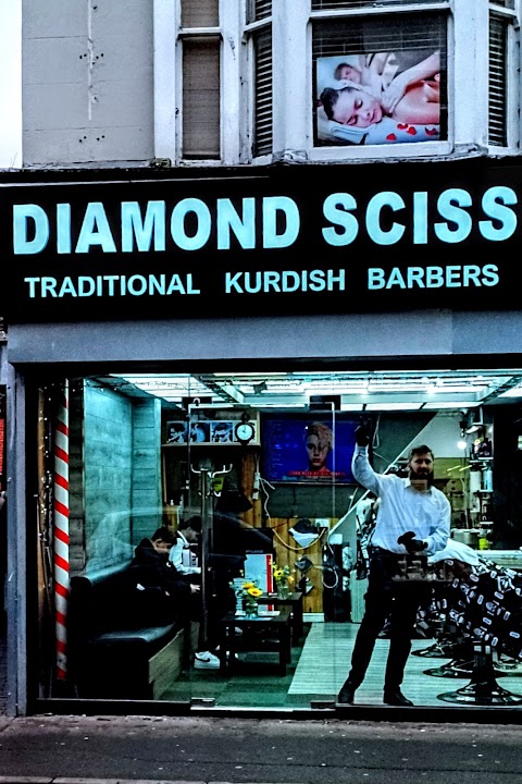 Diamond Scissors Traditional Kurdish Barbers