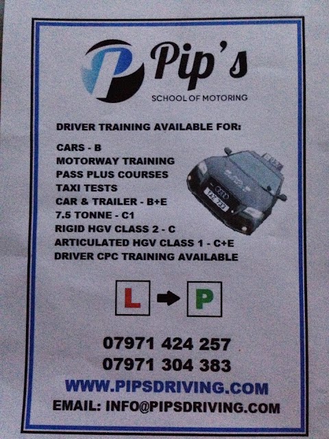 Pip's hgv School Of Motoring