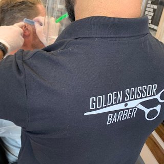 Golden scissors barber Bexley